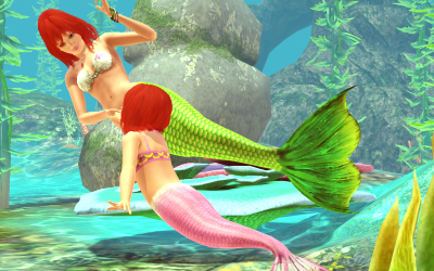 [DL]Mermaid Family Pose Pack